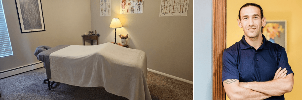 images of a Denver massage studio